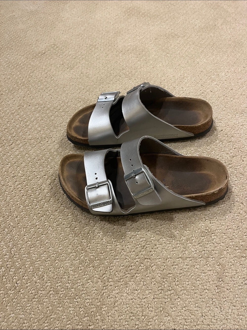 Birkenstocks silver 39 - Picture 2 of 5